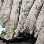 Détail dentelle parure de lit romantique Ombre Interieur