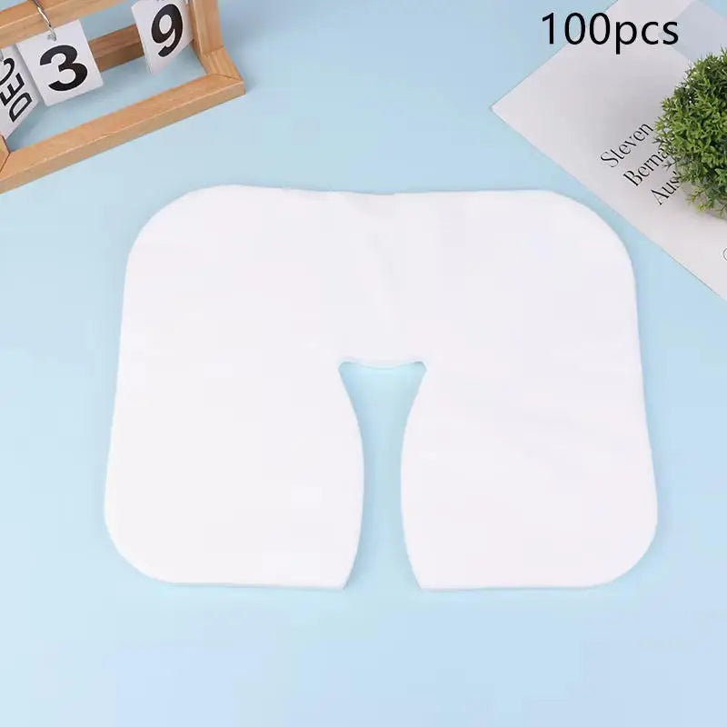 housses coussin massage jetables blanches unies confortables 36.5cm 27cm pack 100 pièces usage unique