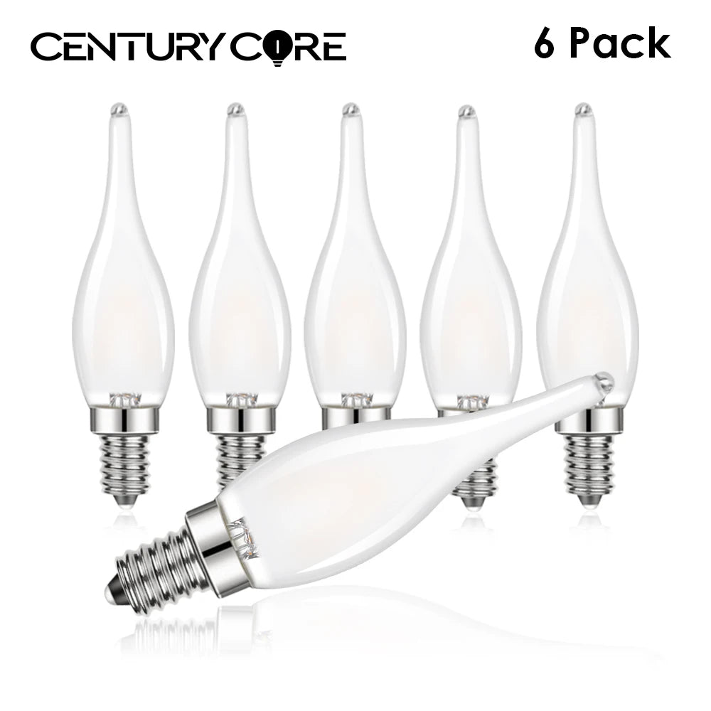 ampoule led transparente blanche 2700k e12 e14 25000h 360deg lumiere moderne salon