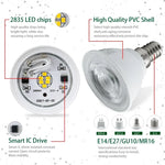 ampoules led 6w e27 e14 gu10 mr16 blanc moderne intérieur maison salon
