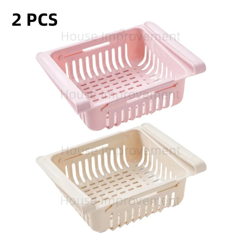 panier rangement moderne perforé beige bleu rose respectueux environnement organiser réfrigérateur congélateur transparent almacenamiento