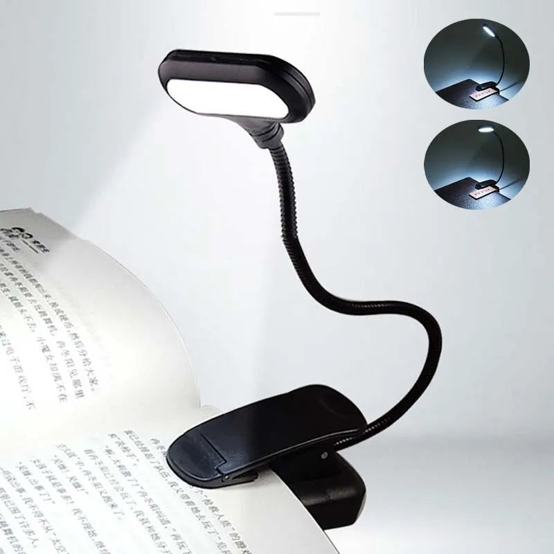 lampe lecture portable led rechargeable pinces ajustables moderne étude bibliothèque veilleuse sans fil table