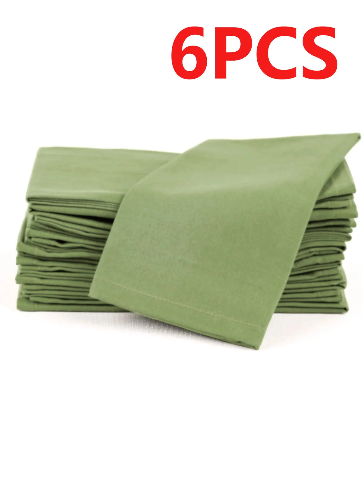 serviettes polyestères classiques uni vert olive marron violet bleu marine 40x40cm réutilisables maison restaurant