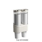 porte coupe double compartiment beige clair ridges verticales moderne adhésif porte coupe supports coupe