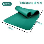 tapis yoga 200x90cm noir violet rose vert rayures antislip épais 10mm débutant moderne confortable