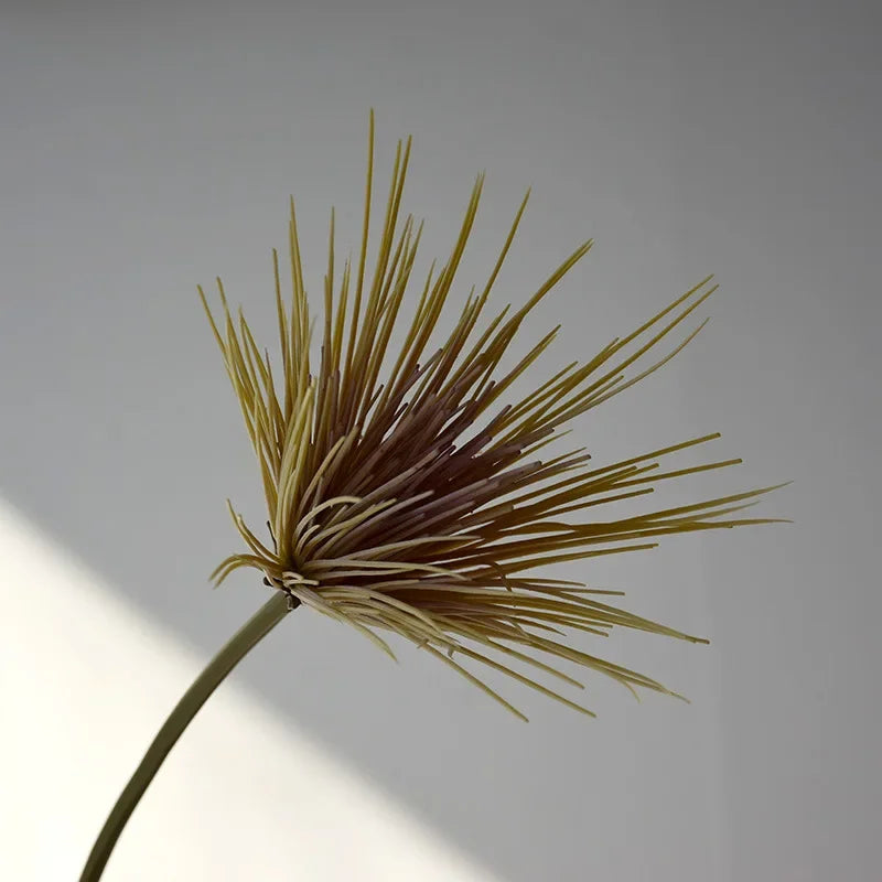 décoration intérieure plante artificielle verte feuilles pointues moderne branche plastique