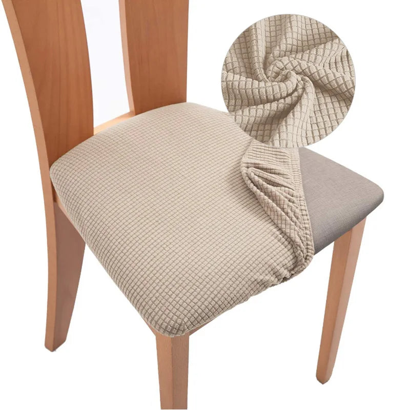 couvre siege chaise moderne polyester gris beige rose vert noir marron carreaux opacité lavable