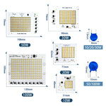 projecteur led diodes blanc moderne facile diy 10w 20w 30w 50w 100w
