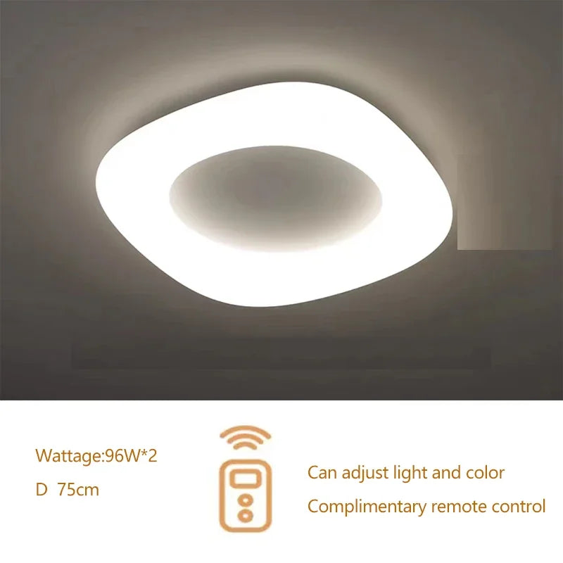suspension lumineuse blanche moderne acrylique chaînes suspendues salon chambre coucher