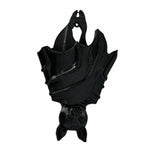 cache pot murale chauve souris gris noir sculptee gothique artisanale murale