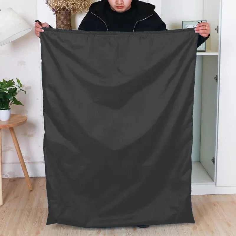 sacs rangement réutiliables polyesters noirs bleus roses modernes cordelettes grandes tailles imperméables