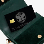protection carte bancaire sticker logo tomorrowland music noir moderne minimaliste