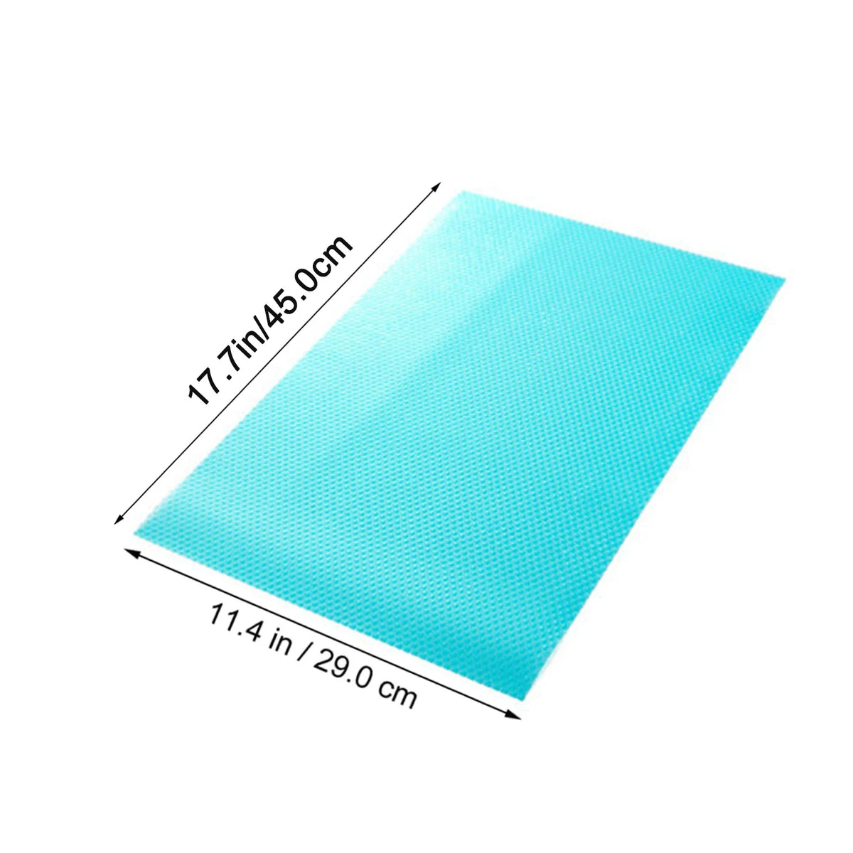 tapis réfrigérateur adhésifs blanc rose vert micro perforés moderne pratique cuisine 29x45cm