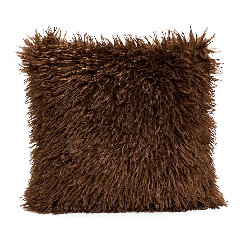 housse coussin beige marron motif rayé texture douce moderne opacité jacquard polyester décoration canapé