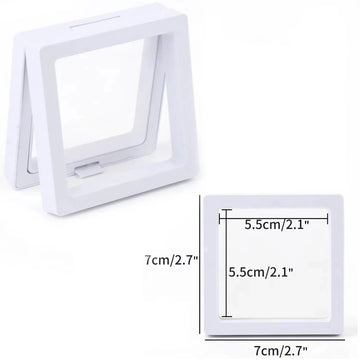 boîte présentation bijoux noir blanc contemporaine mat clips grille tailles différentes