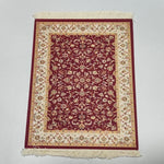 tapis souris motif fleurs persan classique caoutchouc antidérapant informatique bleu