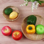 assiettes bambou tissage traditionnel rustique naturel 13cm 15cm 22cm 26cm 30cm