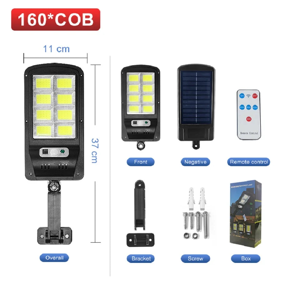 lampe solaire led noir moderne ip65 motion sensor controle distant