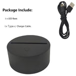 base led noire moderne adhésif cable type télécommande sans fil batteries aa