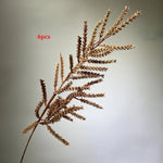 décoration extérieure branche artificielle feuilles vertes brun vase naturel expositionextérieur