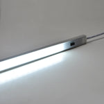 barre lumineuse led moderne 30cm 40cm 50cm adhésif blanc lisse opaqué câble adaptateur
