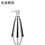distributeur savon liquide acier inoxydable 350ml moderne argente pompe
