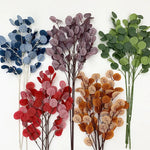 décoration maison branche feuilles artificielles couleurs variées extérieur intérieur festive