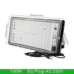 projecteur led uv ip65 étanche 100w 50w noir blanc moderne câble us eu