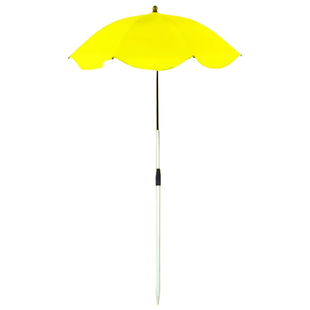 parasol télescopique plantes réglable 65cm protection uv noir bleu rose rouge vert orange violet