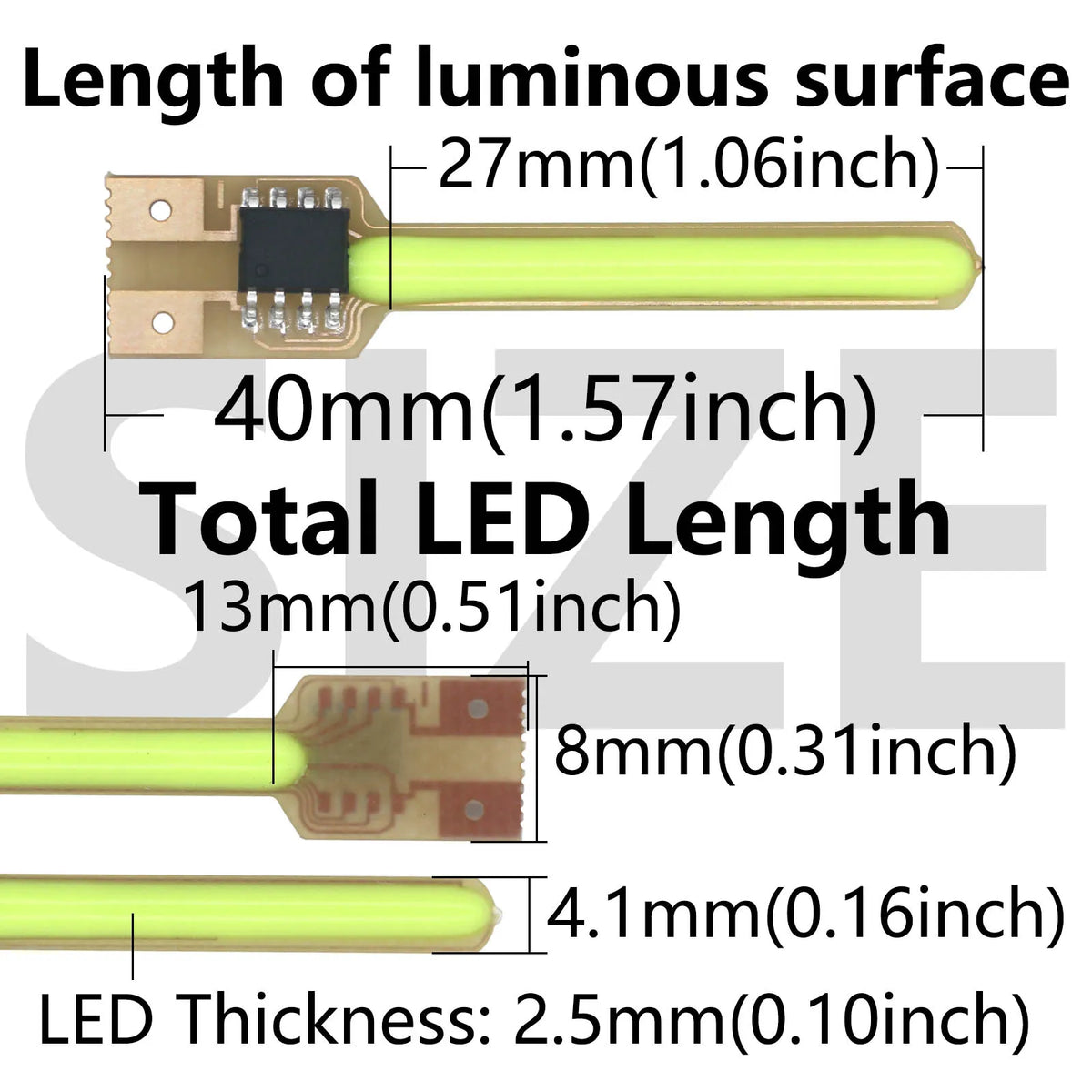 led 40mm vert orange jaune rose blanc bleu adhésif câbles connecteurs modernes