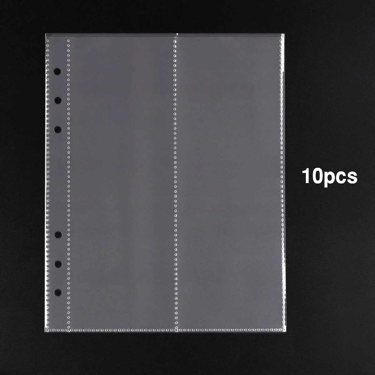 album scrapbooking pochettes transparentes anneaux métalliques rangement diy estampage modernes cartes imprimées plastique lisse
