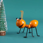 décoration murale métal fourmis animaux orange vert rouge bleu artistique ludiqueintérieur maison chambre salon
