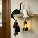 porte clés chat noir blanc lanterne moderne chambre decoration