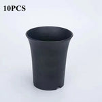 pots plante noirs blancs modernes succulentes décoration maison 10pc 5pc
