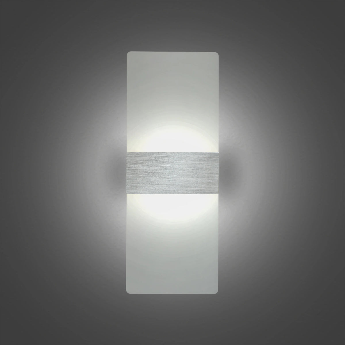 lampe murale moderne led 12w blanc noir or vis fixe chambre salon entrée cuisine