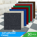 tapis auto adhésif polyester antidérapant moderne khaki bleu noir vert gris rougeintérieur sol 9couleurs