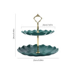 support desserts vert foncé moderne occasion mariage anniversaire noël vert foncé