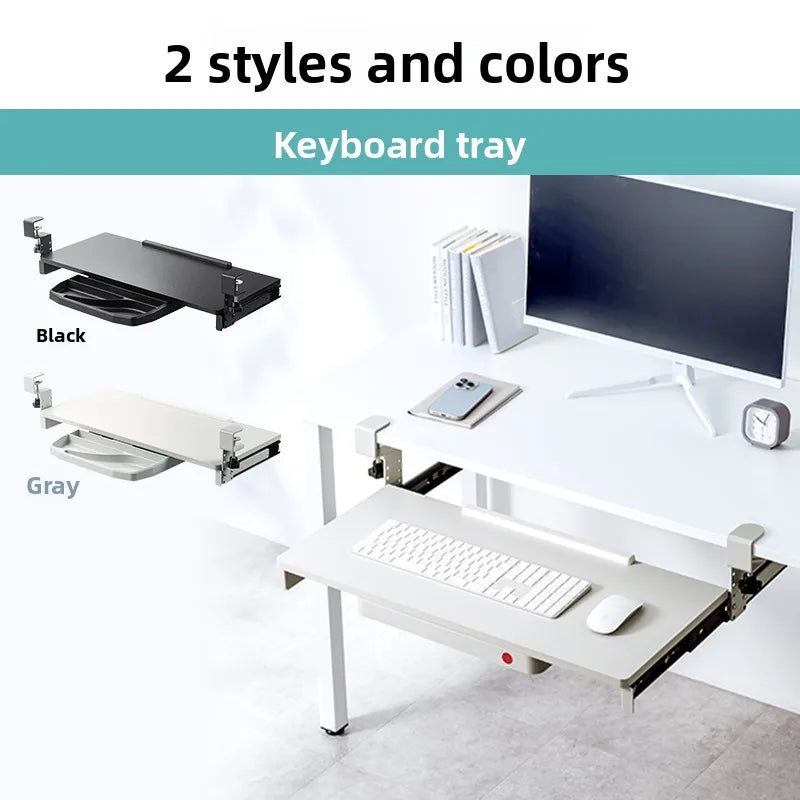 tiroirs rangement plastique blanc noir vis moderne bureautique fournitures clavier souris outils