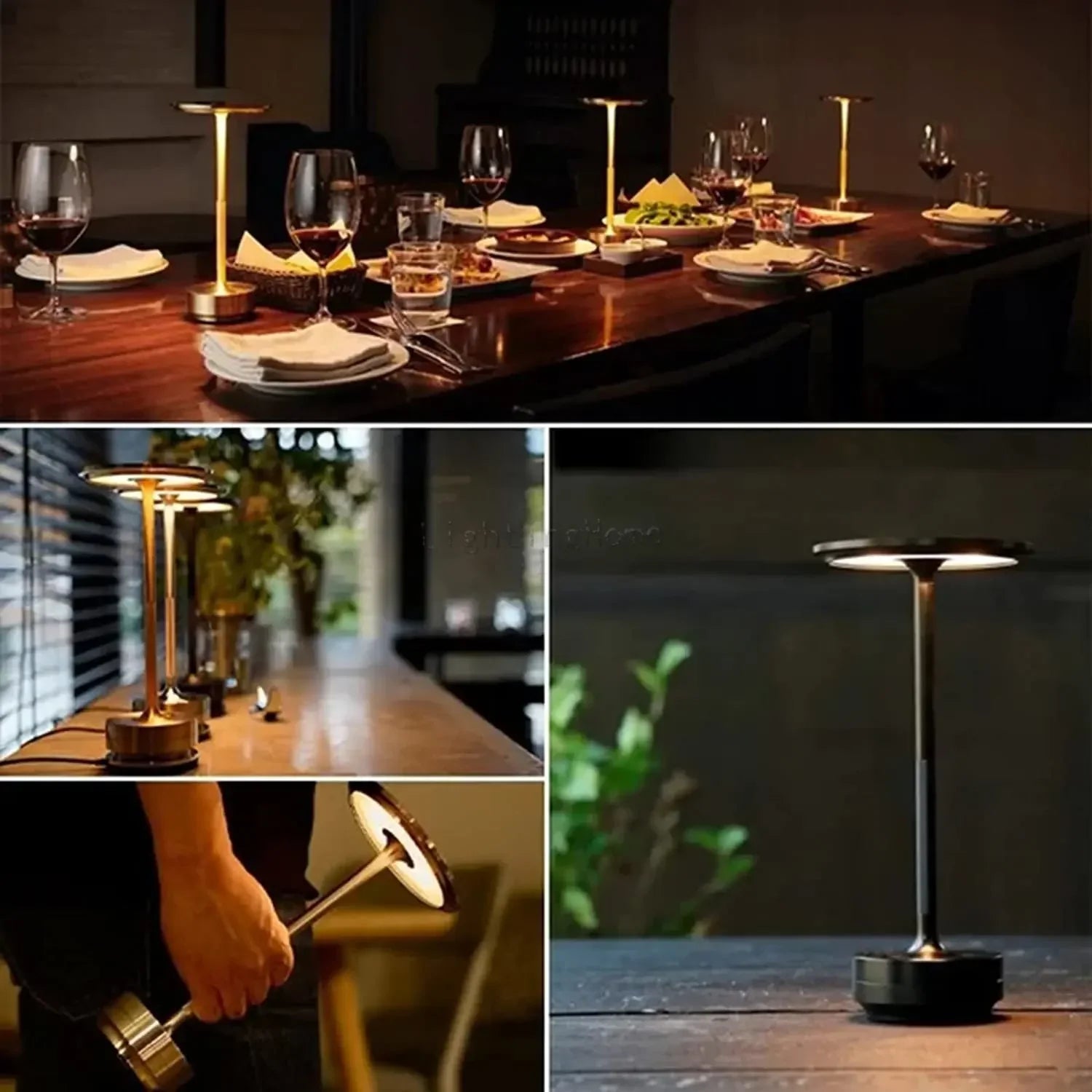 Éclairage LED tricolore pour table basse moderne