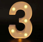 lettres lumineuses blanches vintage veilleuse deco brillante alphabet chiffres maison anniversaire noel mariage