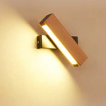 lampe murale moderne bois naturel éclairage quotidien 220v led 3years garantie