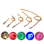 ruban led flexible autocollant lumineux décoration intérieur lampe moderne câble raccordement couleur vive