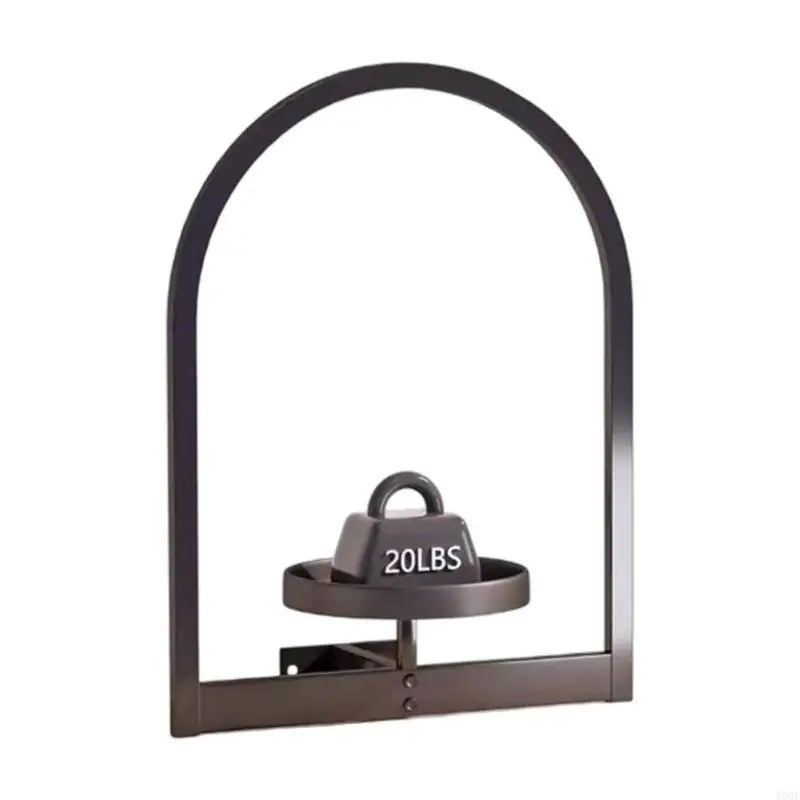 support mural industriel rétro noir fixations vis charge 20lbs hauteur 40cm largeur 30cm élégant