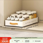 tiroirs rangement modulaires blanc beige texture mat poignées cuir compartiments coulissants moderne pratique scalable