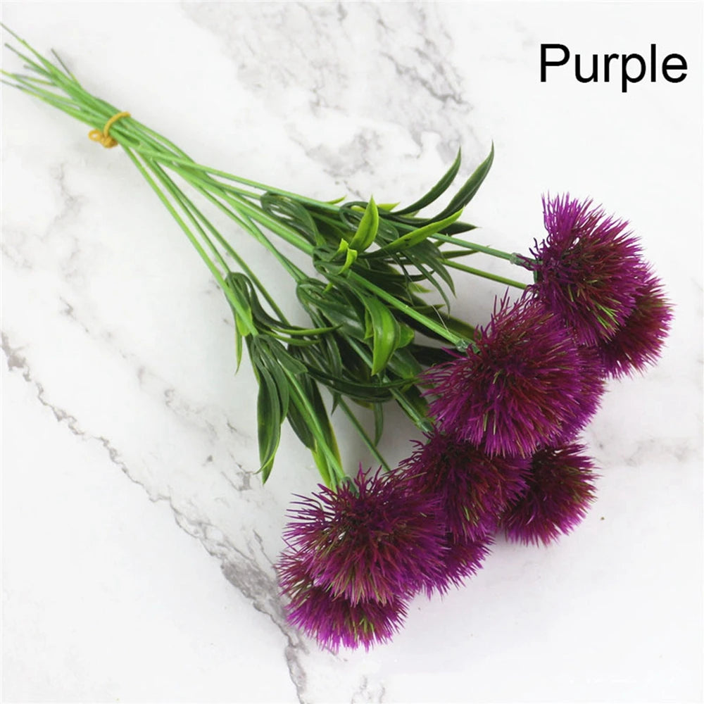 bouquets artificiels violet vert blanc jaune rose moderne minimaliste intérieur décoration maison anniversaire nouveauannée
