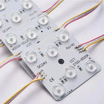 plaque led blanc circuits imprimés diodes modernes connecteurs électriques 24v ccs dimmable