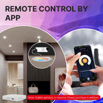 lampe spot led intelligente blanc multicolore moderne minimaliste clips controle application