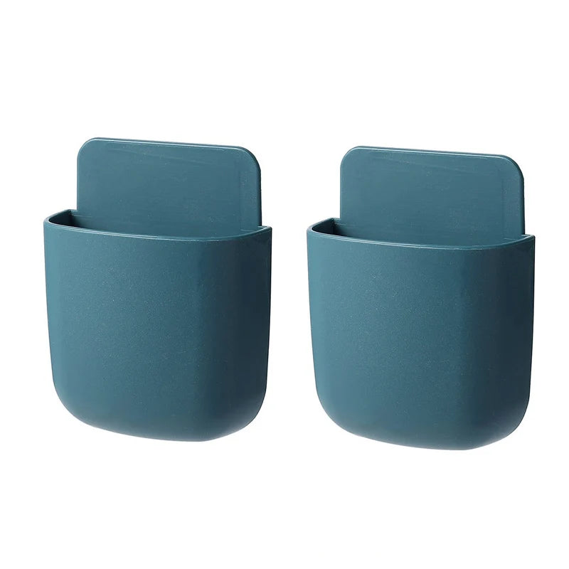 porte objets adhésifs modernes télécommande smartphone stylos gris rouge bleu rose