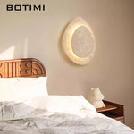 lampe murale moderne pierre led beige minimaliste chambre entrée