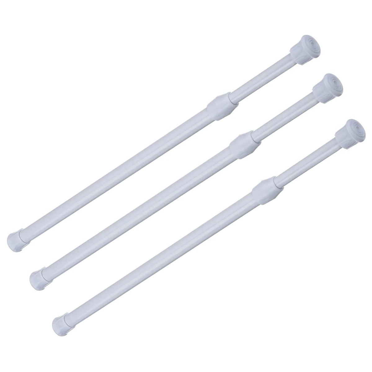 rideaux tringle métal réglable blanc moderne suspension garde robe cuisine 55cm 80cm